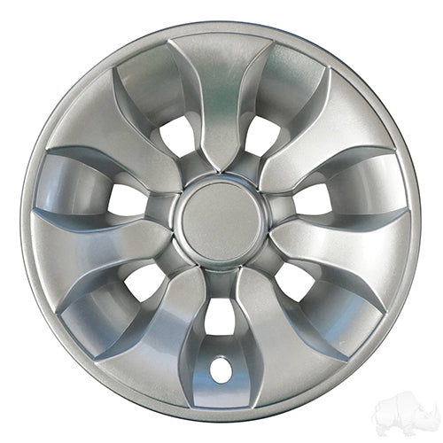 Golf Cart Wheel Cover - 8" Driver Silver