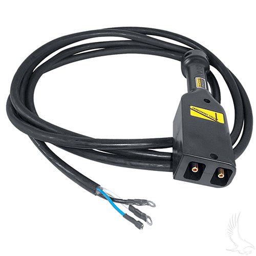 EZGO TXT Golf Cart Battery Charger Cord & Plug Set - Powerwise D