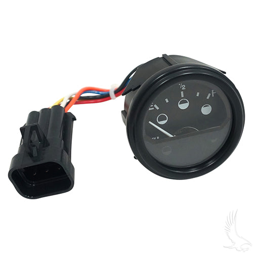 Golf Cart Charge Meter - 48V Round - EZGO RXV 08+