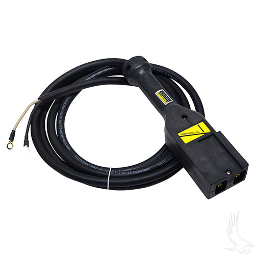 Golf Cart DC Cord - PowerWise 9' - EZGO 48V Notched Industrial Plug
