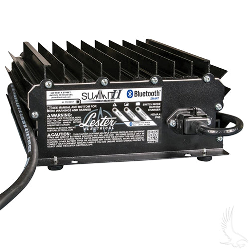 Golf Cart Battery Charger - Lester Summit Series II - 36-48V Auto Ranging Voltage 13-18A - On-Board