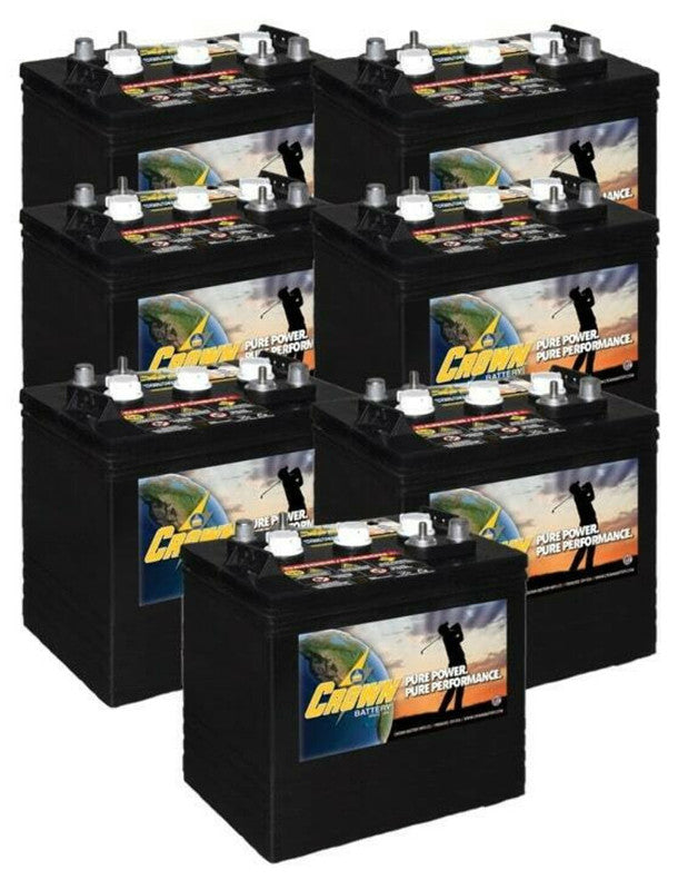 Crown 6V Golf Cart Battery CR-205 6V/205Ah (7 Pack, 42V)