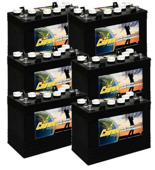Crown Battery CR-GC150 12Volt/150Ah (6 Pack, 72V)