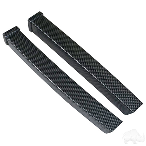 Golf Cart Dash Trim -  SET OF 2 -  Carbon Fiber -  EZGO TXT 94-13