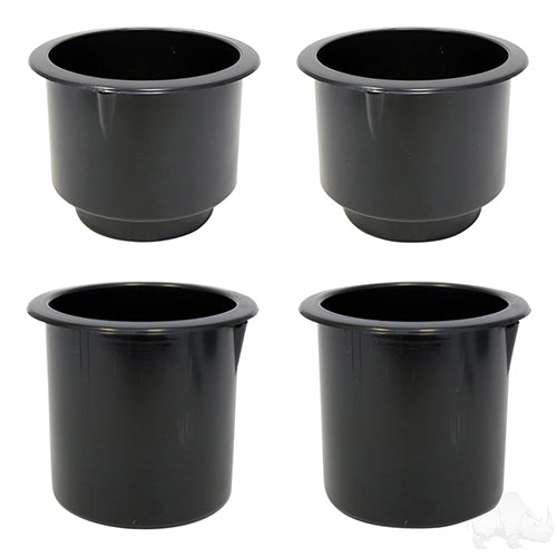 Golf Cart Dash Cup Insert SET of 4 -  Replacement -  Club Car DS