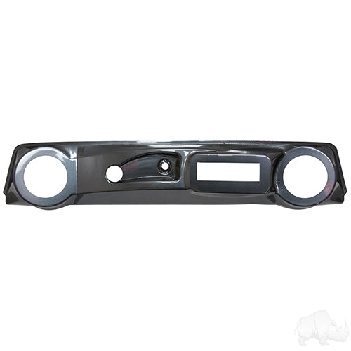 Golf Cart Dash -  Deluxe with Radio/Speaker Cutout -  Carbon Fiber -  Club Car DSORIGINALDASH-1005