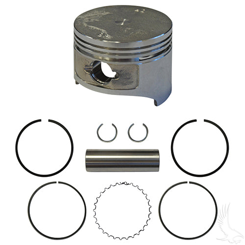 EZGO Golf Cart Piston and Ring Set, .50mm Oversize - 4-Cycle Gas 1993-2008 295cc Only, MCI