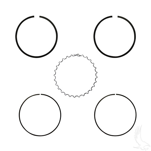 EZGO Golf Cart Piston Ring Set, .50mm oversized - 4-Cycle Gas 1991+ 295cc Only, MCI