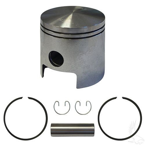 EZGO Golf Cart Piston and Ring Assembly (One Port Standard Size) - 2-Cycle Gas 1980-1988