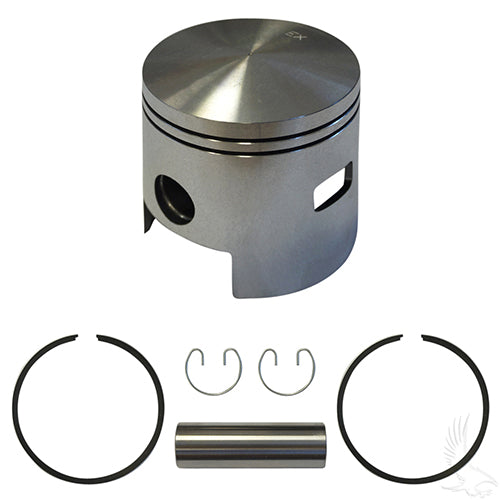 EZGO Golf Cart Piston and Ring Assembly, One Port +.25mm - 2-Cycle Gas 1980-1988