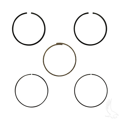 EZGO Golf Cart Piston Ring Set, +.25mm - 4-Cycle Gas 1992+ 350cc