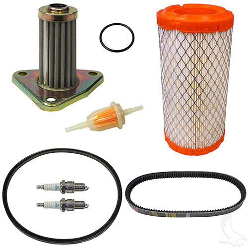 EZGO Golf Cart Deluxe Golf Cart Tune Up Kit - 295/350cc 4-Cycle Gas 2006+ With Oil Filter