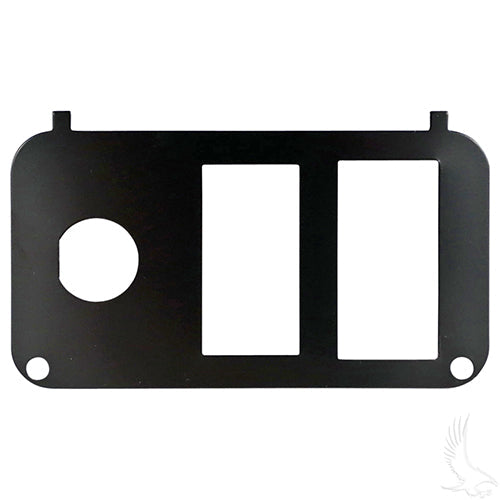 EZGO PDS Golf Cart Forward/Reverse Switch & Vertical State of Charge Meter Console Plate