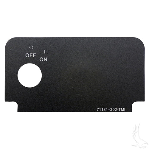 EZGO Medalist/TXT Decal For Golf Cart Key Switch w/ On