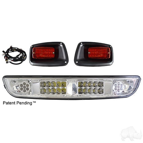 EZGO TXT Golf Cart Light Kit - Basic Regular or LED Lights Bar