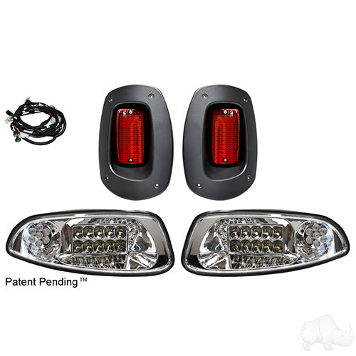 EZGO RXV Golf Cart Light Kit - Basic Regular or LED Lights