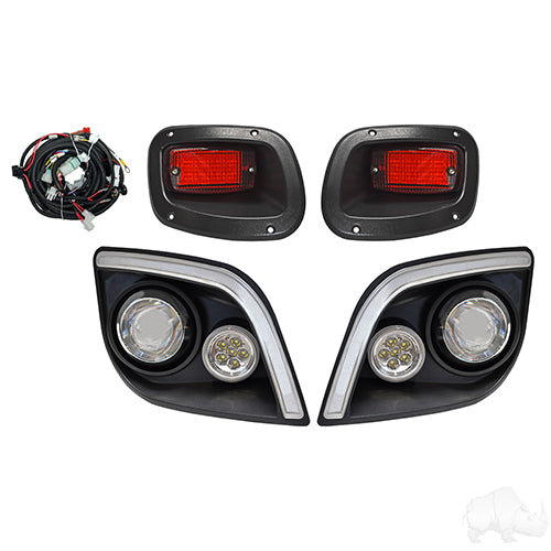 RHOX LED Light Kit w/ RGBW LED Running Lights and Plug and Play Harness - EZGO Express - 12-48V
