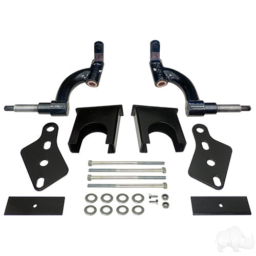 Club Car Precedent/Tempo/Onward Golf Cart Lift Kit - 6" Golf Cart Drop Spindle Lift Kit (2004+)
