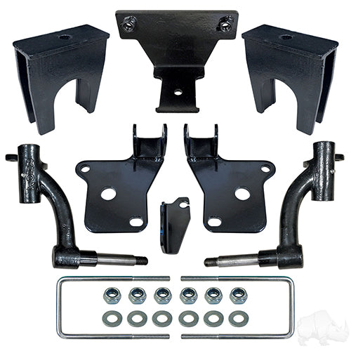 RHOX 6" Golf Cart Drop Spindle Lift Kit, EZGO RXV Gas 08-Feb13