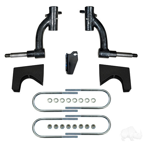 RHOX 6" Golf Cart Drop Spindle Lift Kit, EZGO RXV 13-19 Gas & Electric Mar 13+