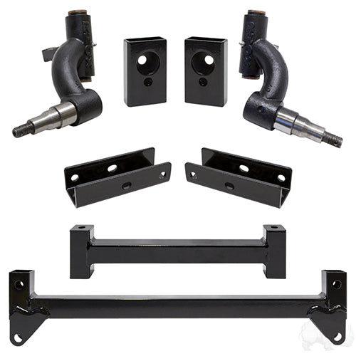 Yamaha Drive2 Gas EFI Golf Cart 3" Golf Cart Drop Spindle Lift Kit (2017+)
