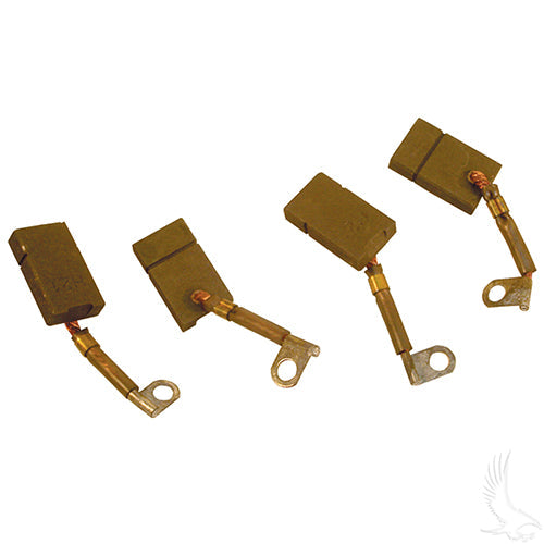 Golf Cart Starter Generator Brush Set of 4 - EZGO Gas 1980+ - Club Car Gas 1984+ - Yamaha Gas 1978+