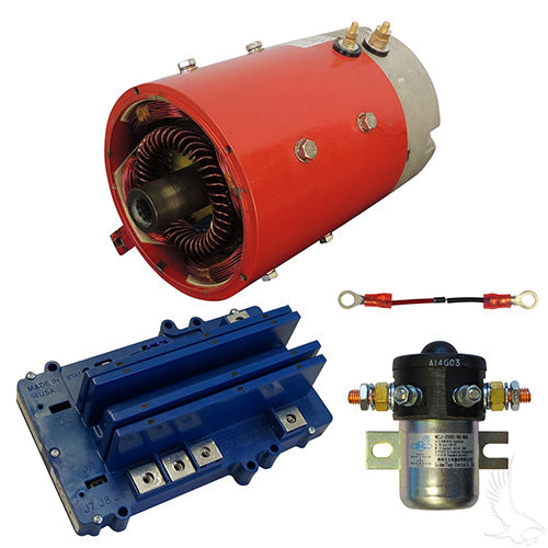 Club Car IQ 5K-0 Mild Hills Golf Cart Motor Controller Combo (Long Stack - High Torque - 2004+)