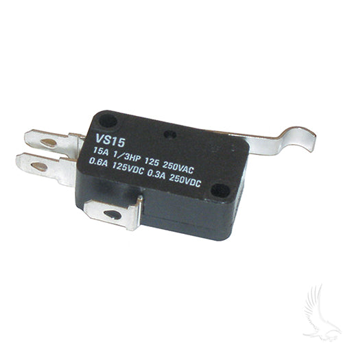 Club Car DS/Precedent/Tempo/Onward Golf Cart 3 Terminal Micro Switch - Gas 1984+, Electric 1980+