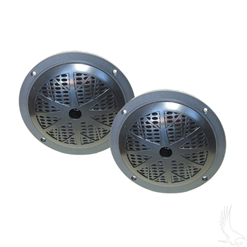 Pyle 5.25" Golf Cart Black Speakers Only- Set of 2