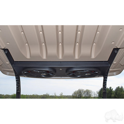 EZGO RXV Golf Cart Overhead Audio Console with Bluetooth Amp and Speakers (EZGO RXV)