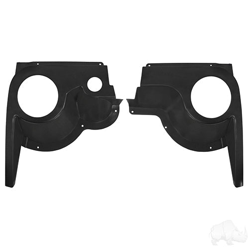 Golf Cart Speaker Pod - SET OF 2 - Black ABS - EZGO TXT 94+