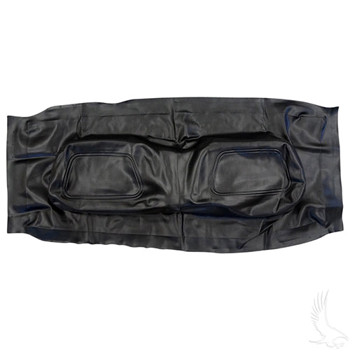 Golf Cart Seat Back Cover - Black - Club Car DS 2000-2013