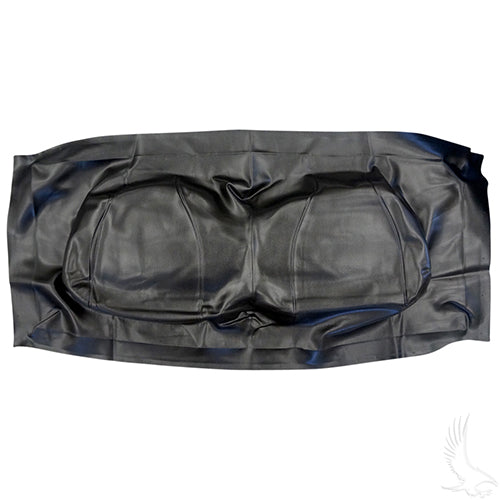 Golf Cart Seat Back Cover - Black - Club Car Tempo - Precedent 2004+