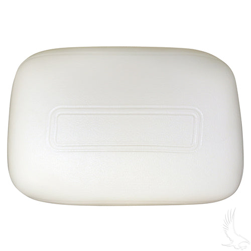 Club Car DS Golf Cart Seat Back Cushion Assembly 2000 & Older (White)