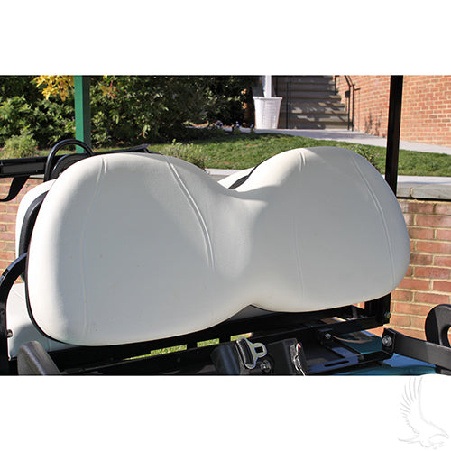 Golf Cart Seat Back Assembly - White - Club Car Tempo - Precedent