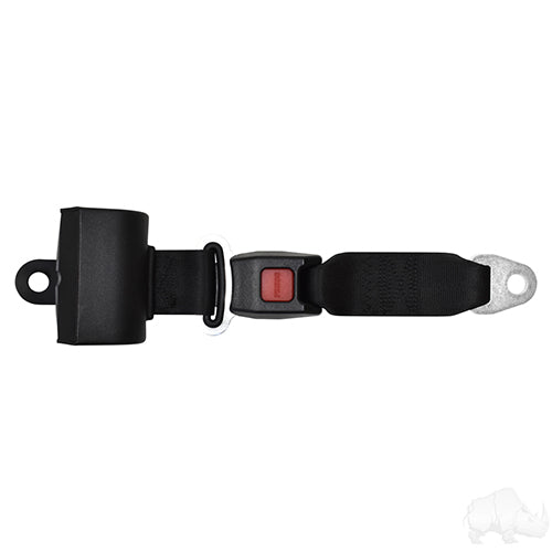Golf Cart Retractable Seat Belt - 36" Fully Extended Lap Belt