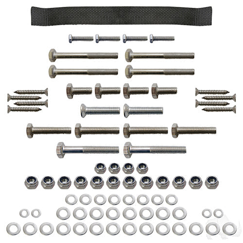 Golf Cart Flip Hardware - Super Saver Seat - E-Z-GO  RXV 08+