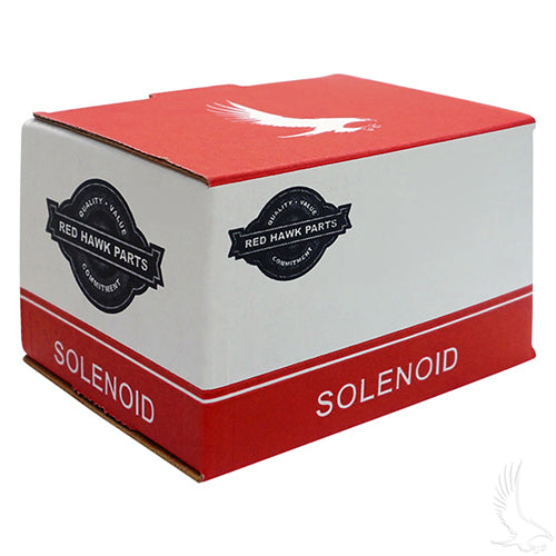 Club Car DS & Precedent Golf Cart 12 Volt Gas Solenoid -4 Terminal Copper (1984 & Up)