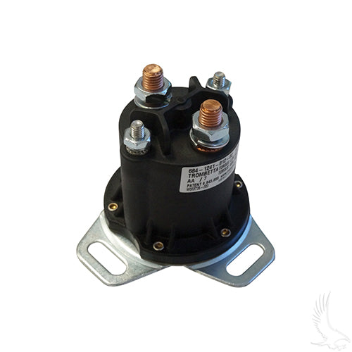 Club Car Gas Golf Cart Solenoid - 12V 4 Terminal Copper - 1984+ (Different Footprint)