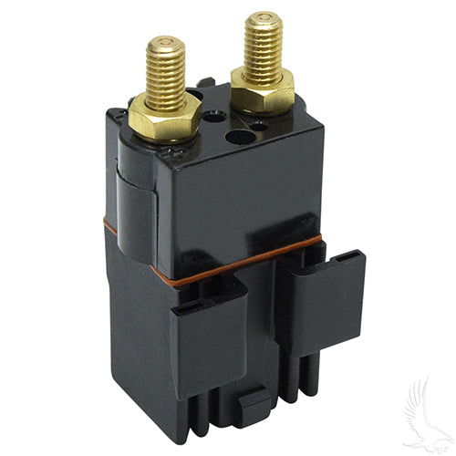 Club Car Precedent Golf Cart Solenoid - 48V Terminal Copper with Slide in Mounting Bracket