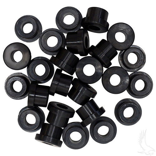EZGO/Club Car Golf Cart Rear Leaf Spring Rubber Bushing - BAG OF 25