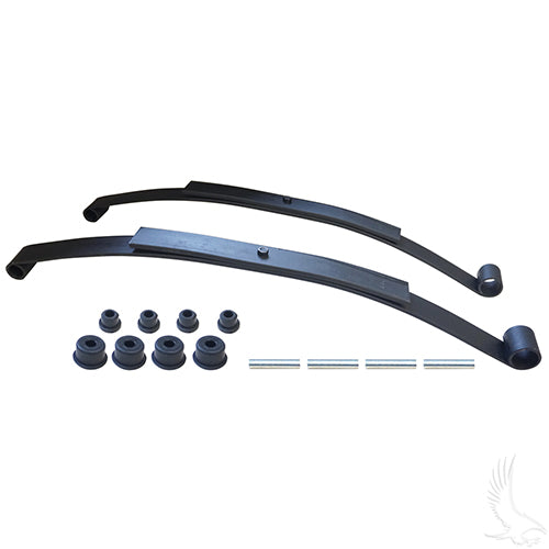 EZGO RXV Golf Cart Rear Dual Action Leaf Spring Kit - 2008+