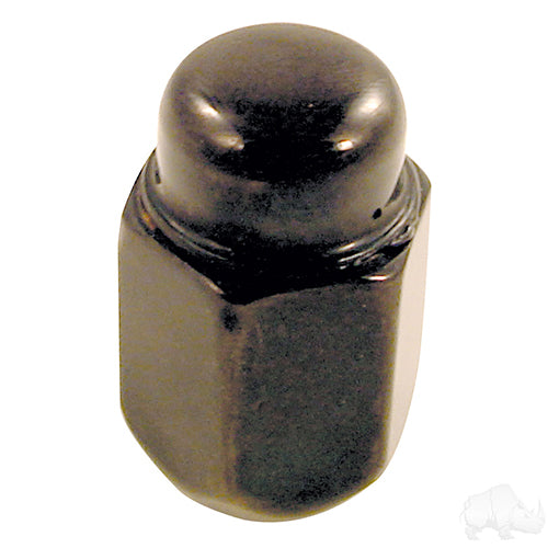 Lug Nut -  Acorn Flat Black Standard 1/2"-20