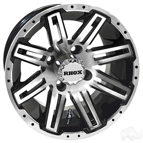 RHOX Golf Cart Wheel RX265 -  12x7 -  ET-25