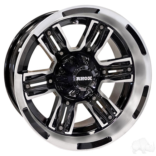 14" RHOX Golf Cart Wheel -  14x7 ET-25