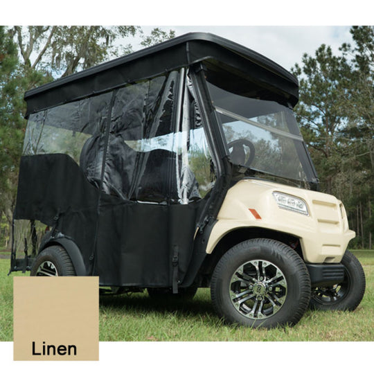 RedDot Chameleon 4 Passenger Track Style Linen Enclosure  E-Z-GO RXV