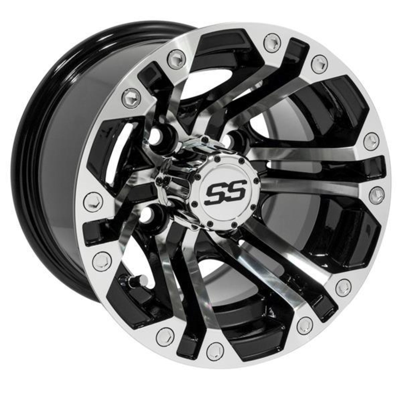 10x7 GTW¬¨√Ü Machined / Black Specter Wheel