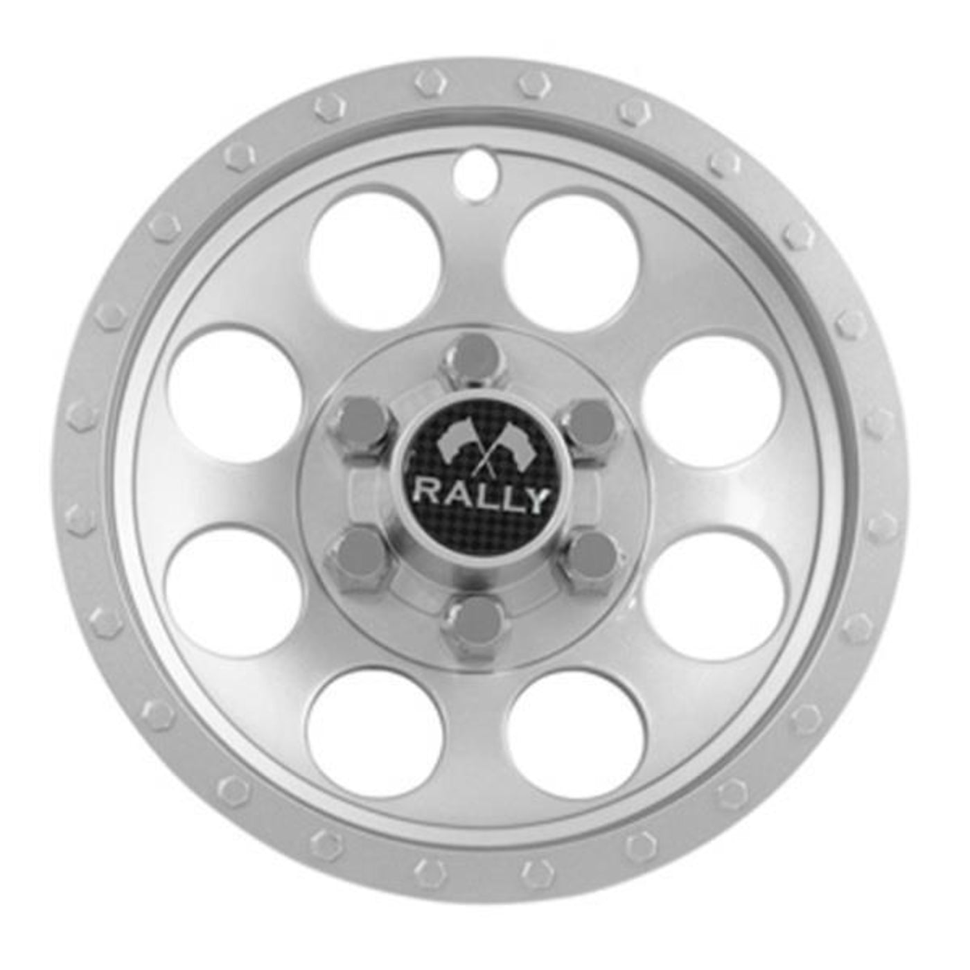 10" Silver Metallic Rally Wheel Cover