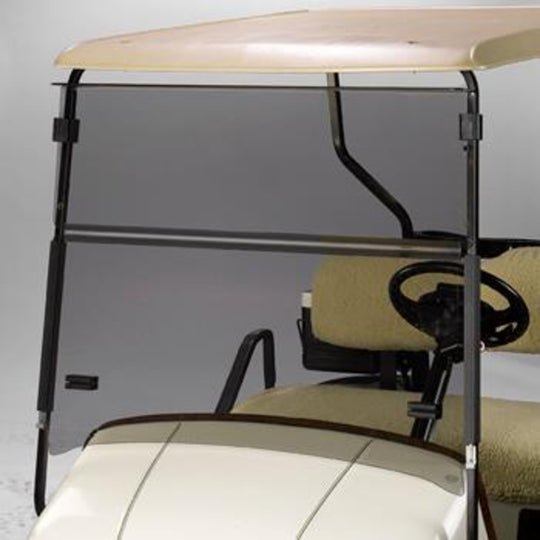 Tinted EZGO Express S6/L6 Short Top Folding Windshield