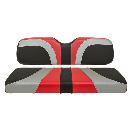 RedDot Blade Front Seat Covers for Yamaha Drive/Drive2 Red / Silver / Black Carbon Fiber